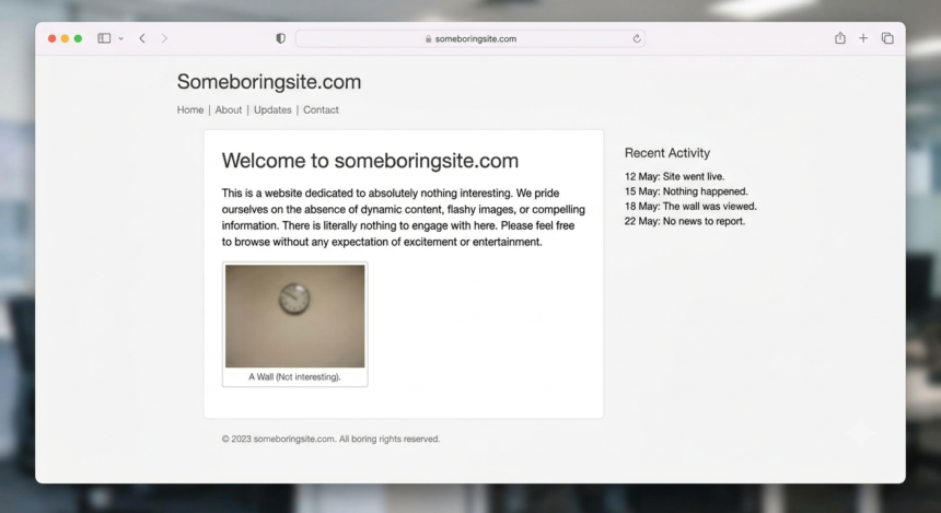 Someboringsite.com