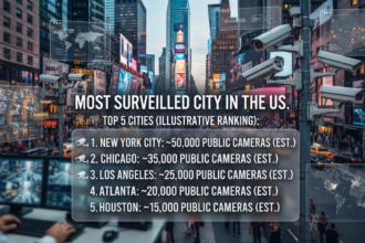 Most surveilled city in the us