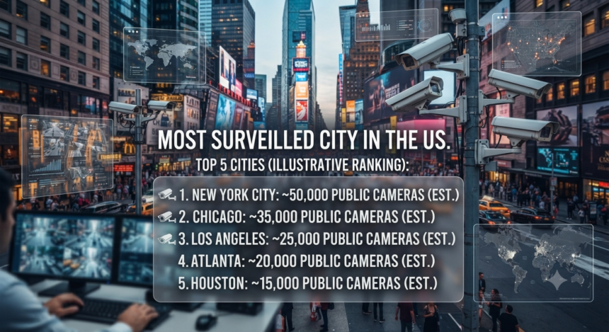 Most surveilled city in the us