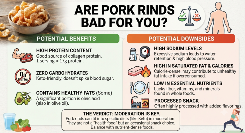 Are pork rinds bad for you