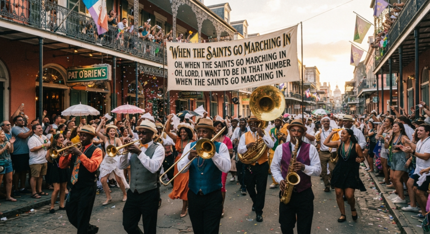 Song when the saints go marching in lyrics