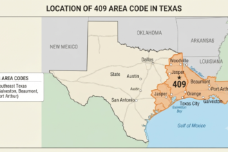 Where is 409 area code in texas
