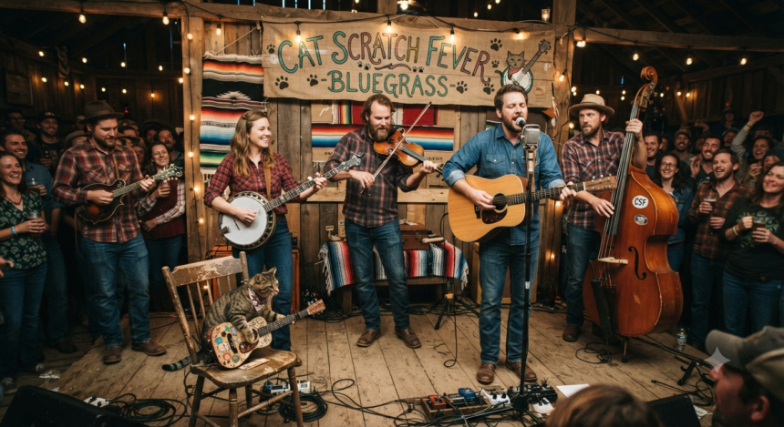 Cat scratch fever bluegrass version videos