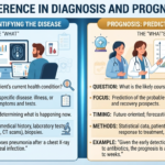 Difference in prognosis and diagnosis